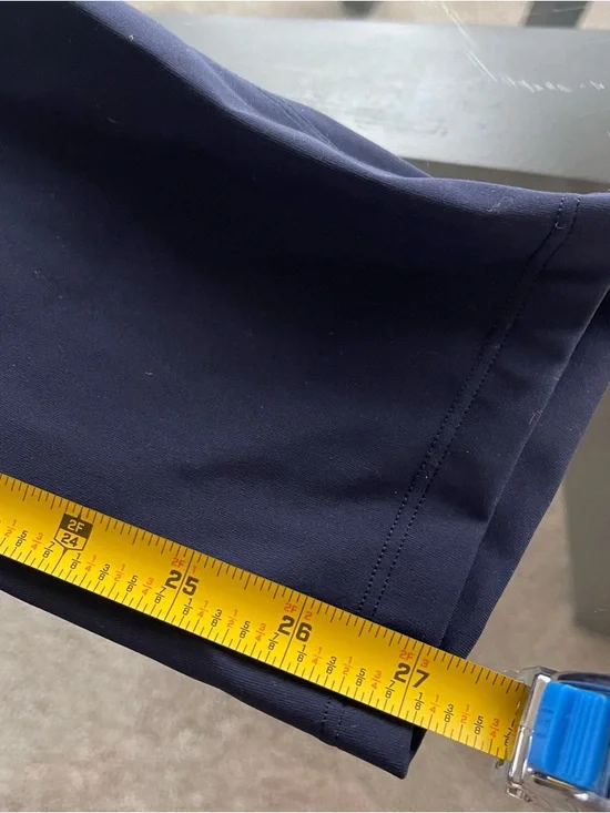 Lululemon Jogger Pants Drawstring Studio Athletic Stretch Navy Blue Women’s 4 - Picture 6 of 7